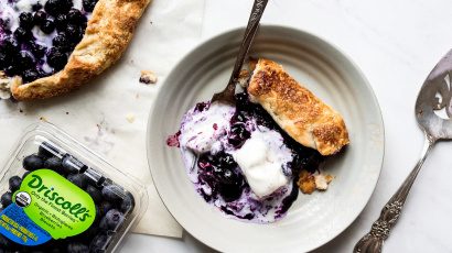 Spiced Blueberry Galette