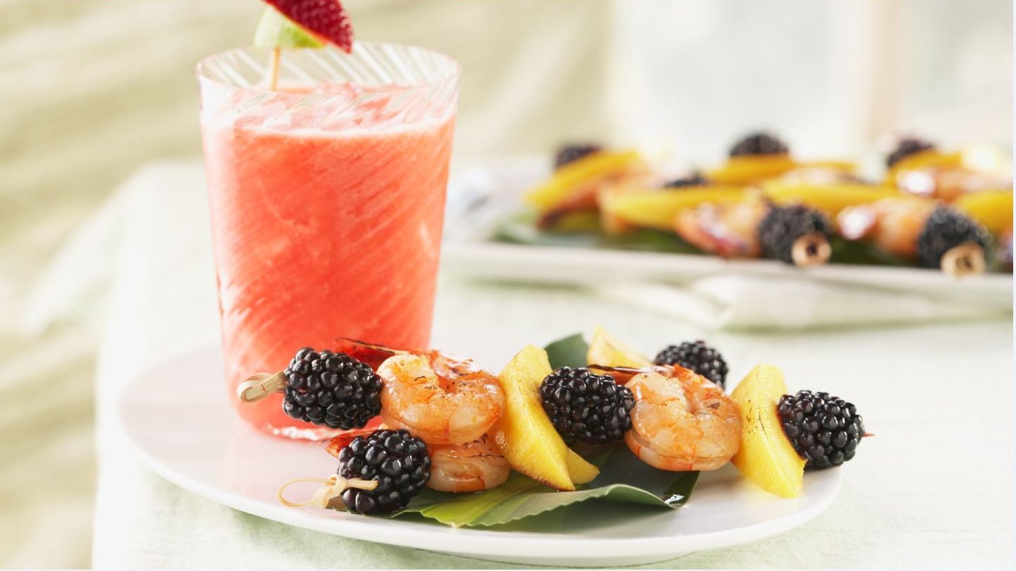 Fruity Shrimp Skewers 