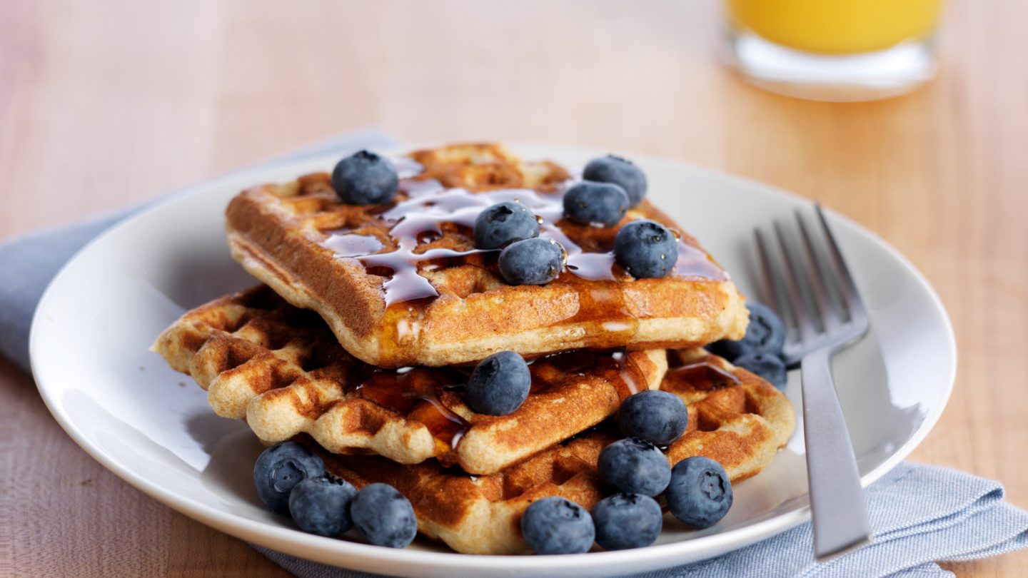 Buttermilk Blueberry Waffles