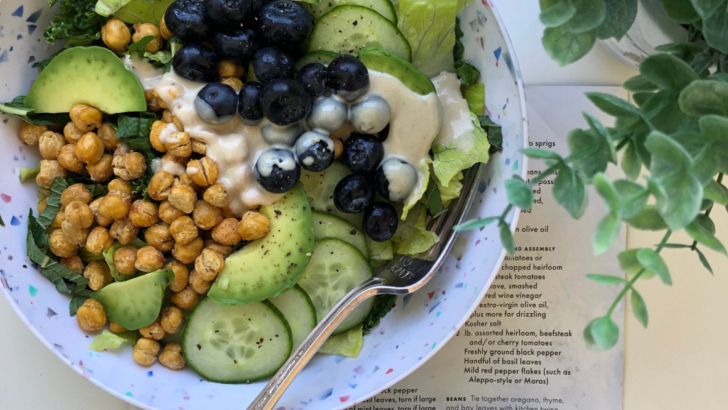 Blueberry Chickpea Salad