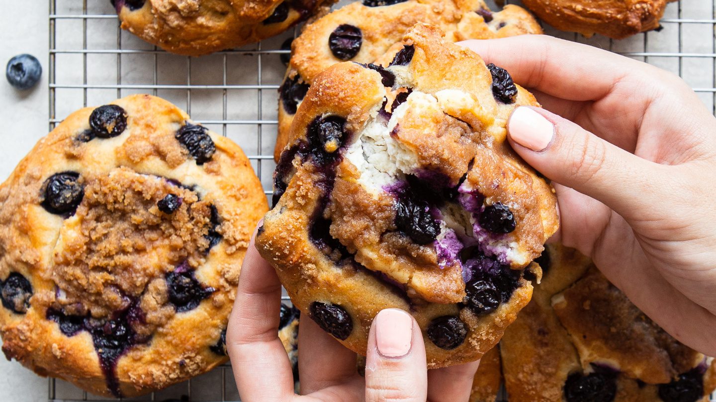 Blackberry Muffin Tops