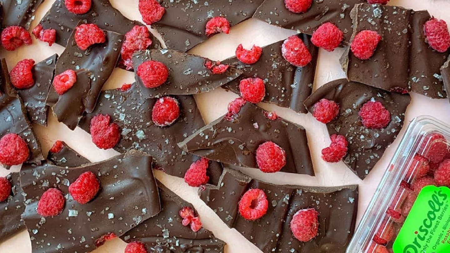 Chocolate Raspberry Bark Driscolls Berries Receipe