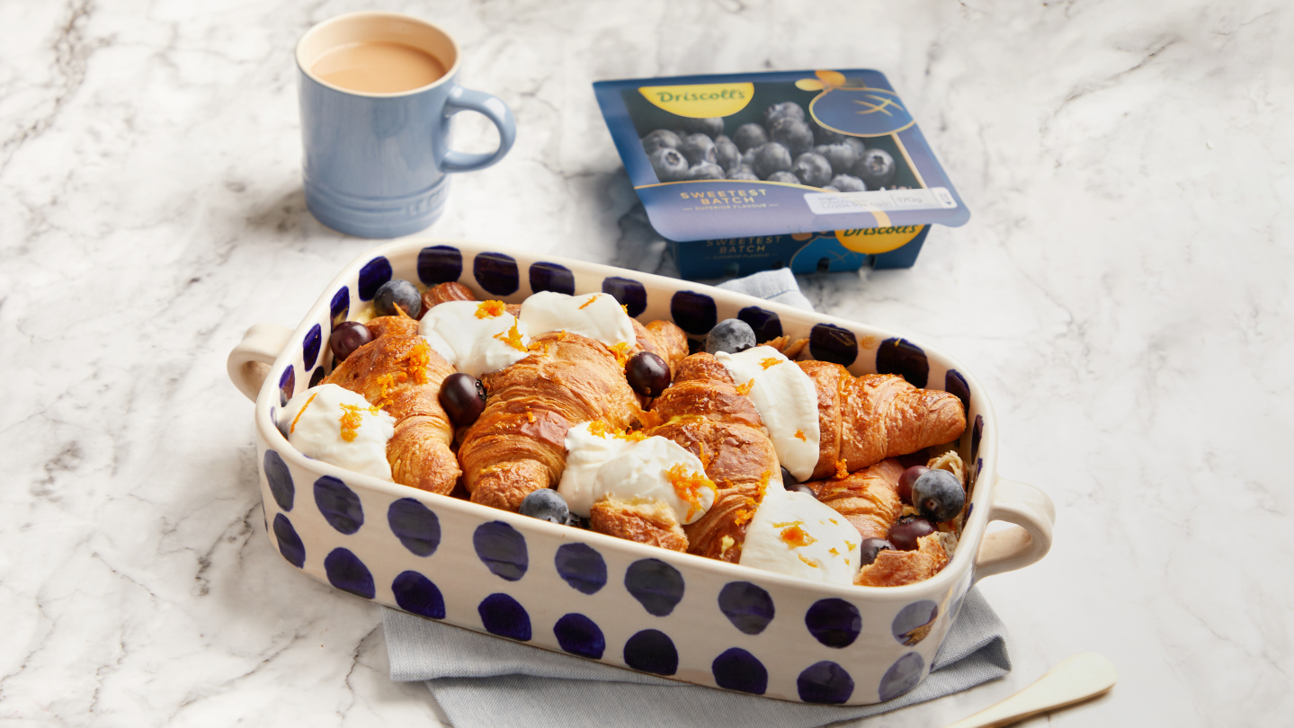 Blueberry Baked Croissant