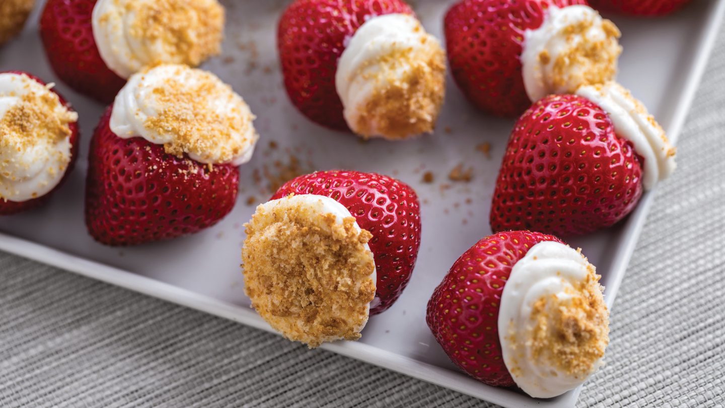 Strawberry Cheesecake Bites