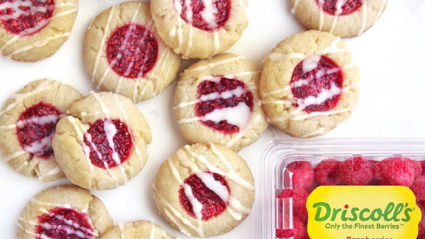 Raspberry Jam Thumbprint Cookies Driscoll's