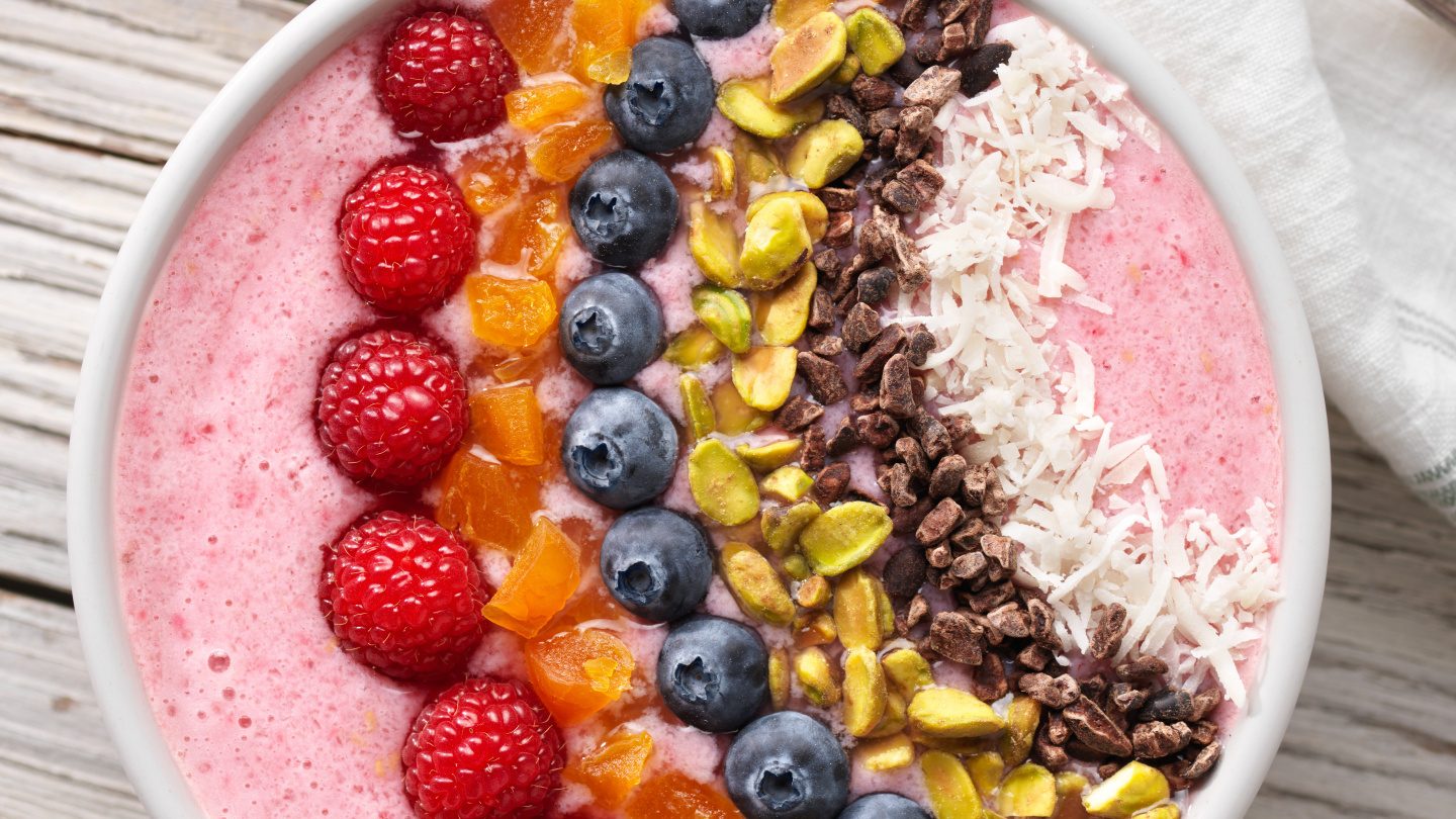 Berry Rainbow Smoothie Bowl