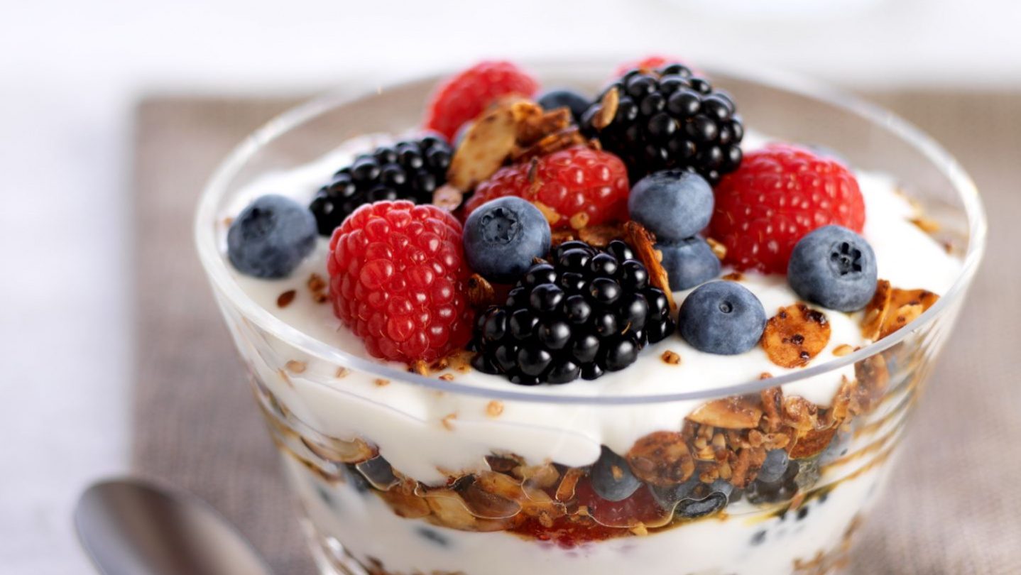 Luscious berry trifle