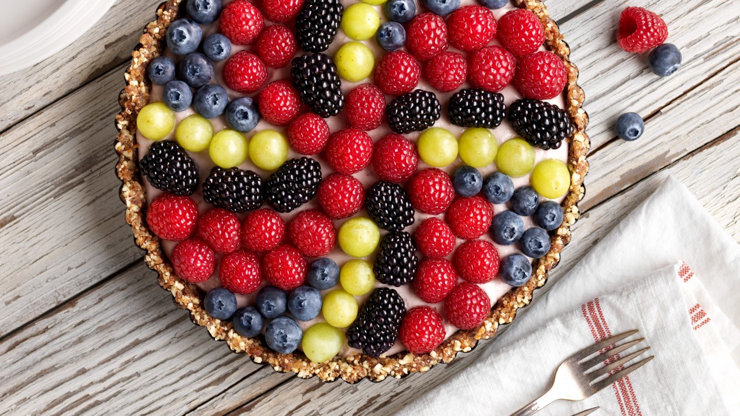 Vegan Pinwheel Berry Tart Recipe