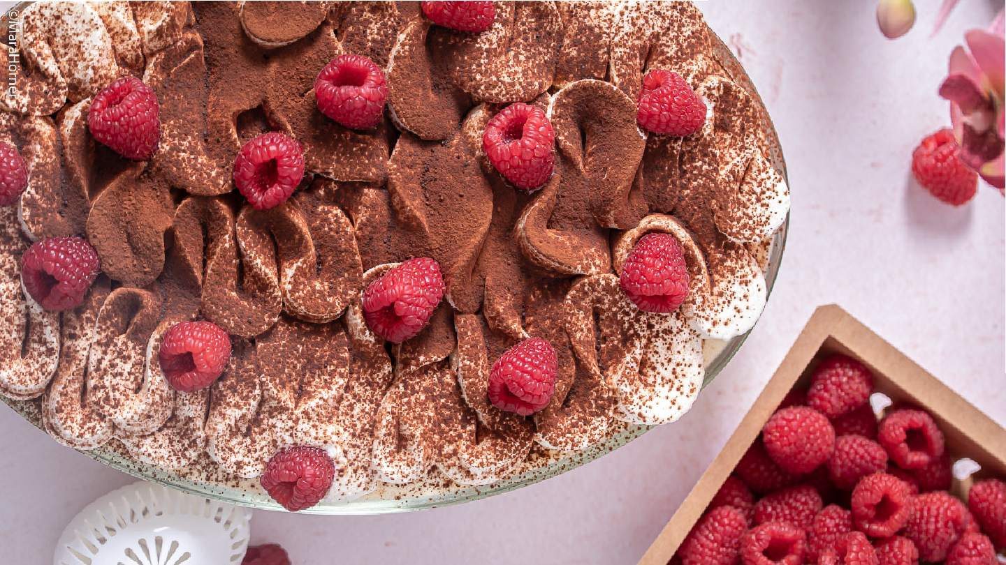 Eggnogg Raspberry Tiramisu