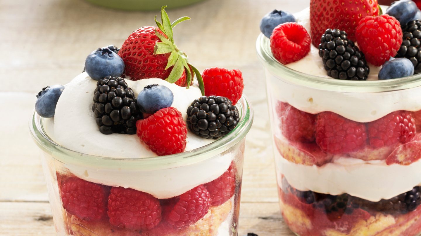 Tiramisu Mixed Berry Trifle