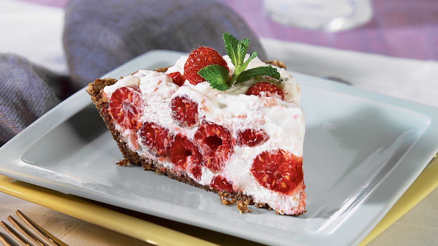 Easy raspberry cheesecake