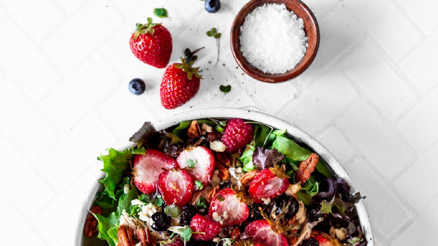 Roasted Triple Berry Salad