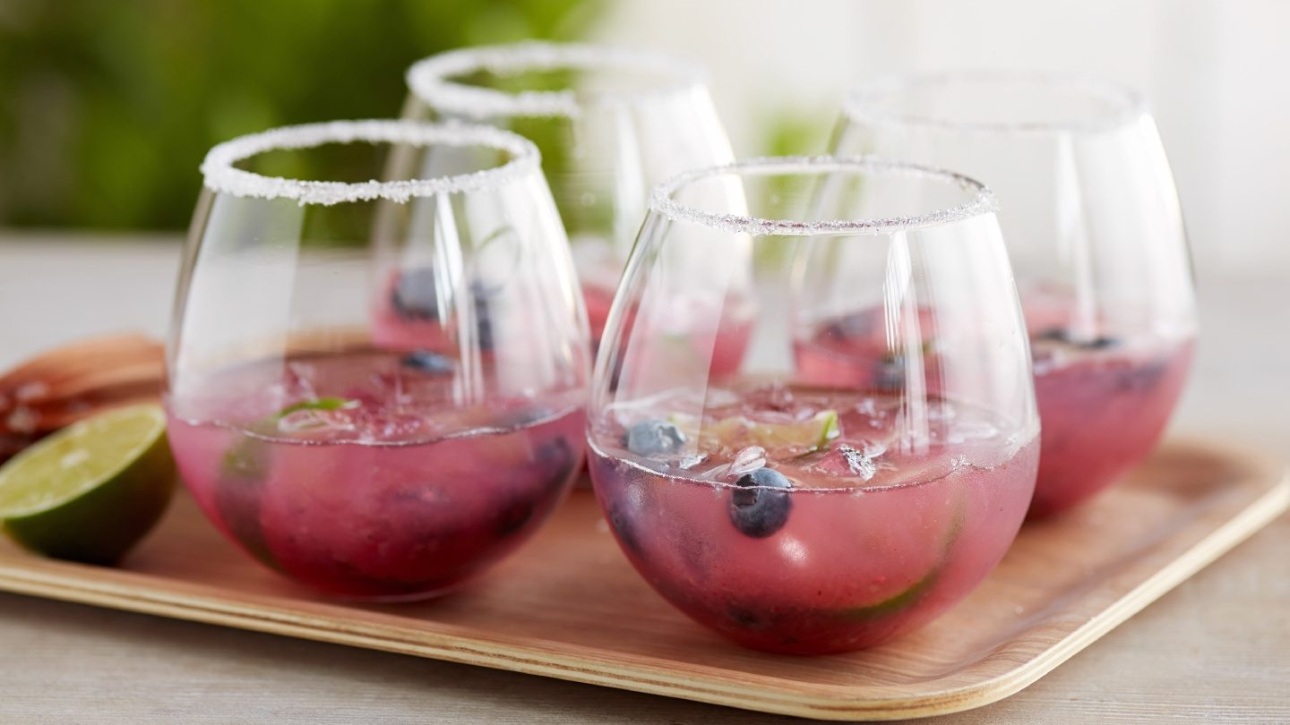 Spicy Pineapple Blueberry Margarita