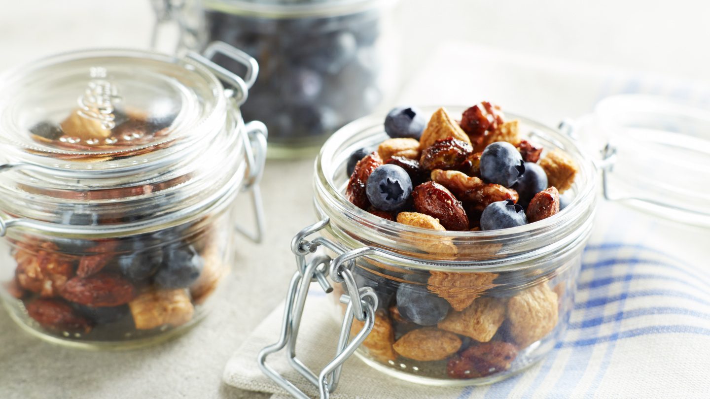 Gluten-Free Spicy Blueberry Trail Mix