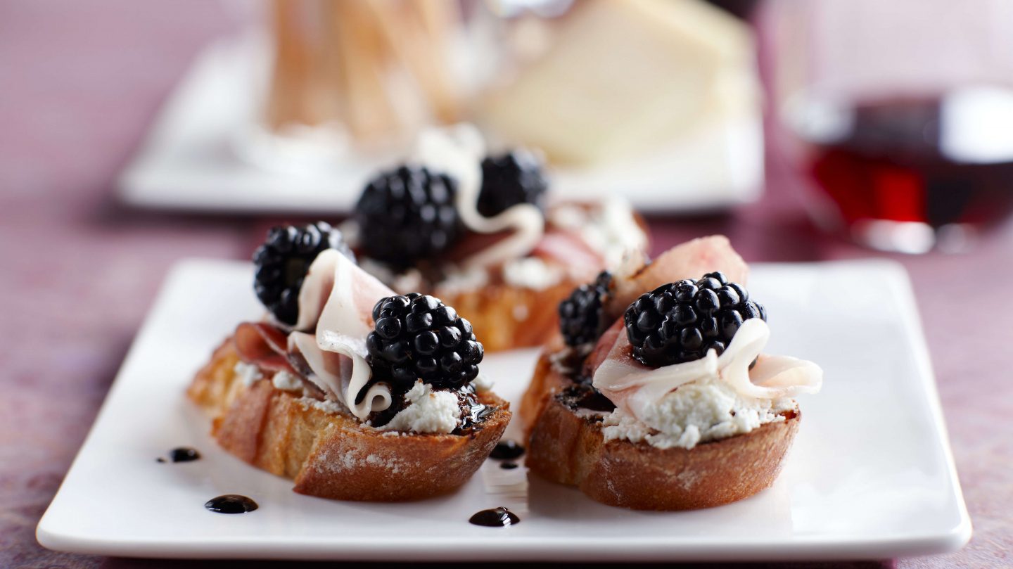 Blackberry Prosciutto Appetizer