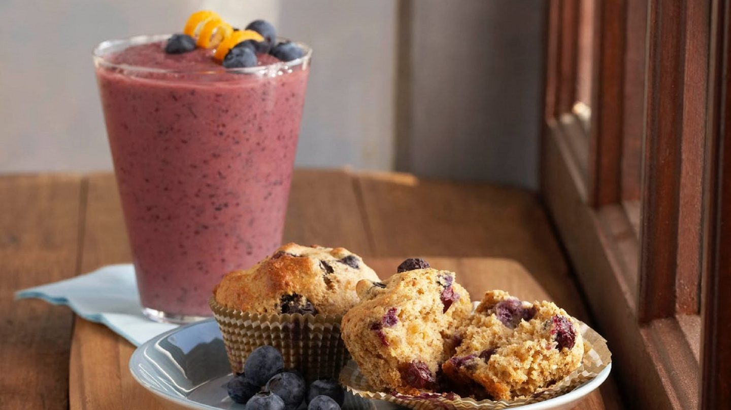 Healthy Blueberry Muffin with Bran