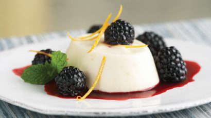 Orange Buttermilk Panna Cotta