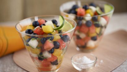 Blueberry Jicama Fruit Salad