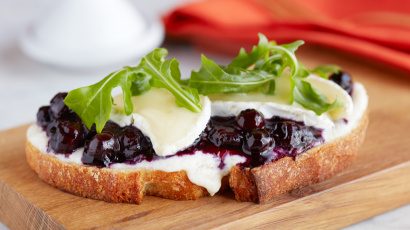 Savory Blueberry and Brie Grilled Cheese