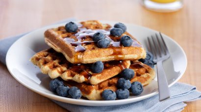 Buttermilk Blueberry Waffles