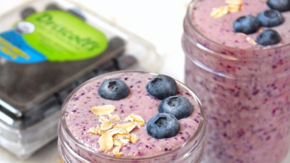 Blueberry Oatmeal Smoothie