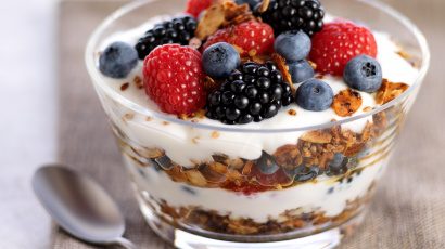 Mixed Berry Parfait with Steel-Cut Granola