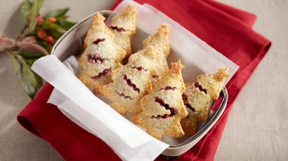 Christmas Tree Berry Hand Pies