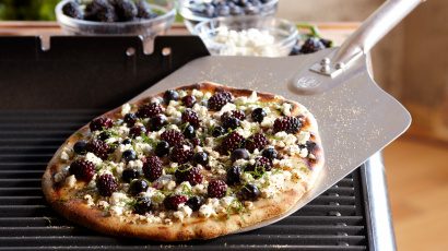 Grilled Berry Pizza