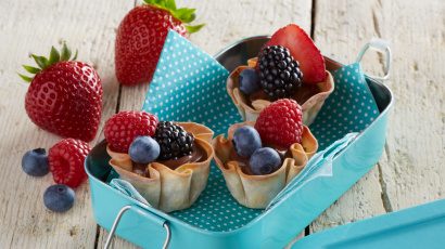 Almond Butter and Nutella® Wonton CUps