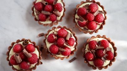 Raspberry Chocolate Tart