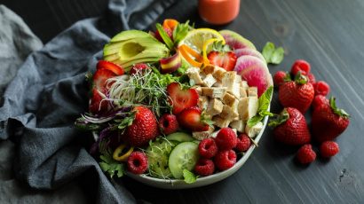 Strawberry Protein Salad