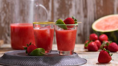 Strawberry Watermelon Agua Fresca