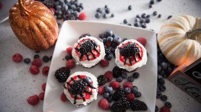 Berry Spooky Cupcakes