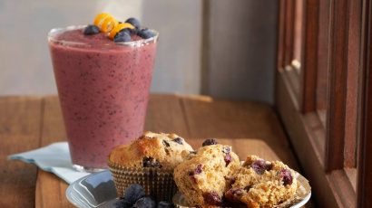 Healthy Blueberry Muffin with Bran