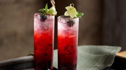 Sparkling blackberry mojito 