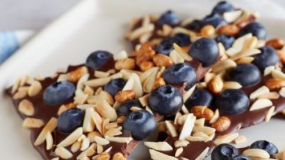 Chocolate blueberry bark