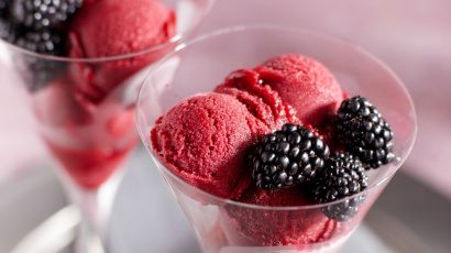 Blackberry-Pinot Noir Sorbet