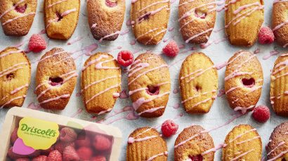 Raspberry Madeleines