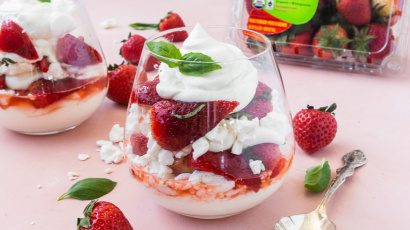 Strawberry Basil Eton Mess