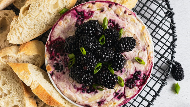 Blackberry Cream Cheese Dip Driscoll's