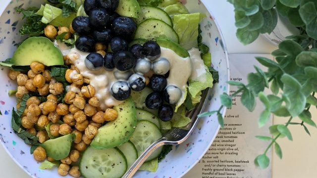 Chickpea and Blueberry Salad