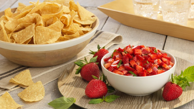 Strawberry Basil Salsa Driscolls 