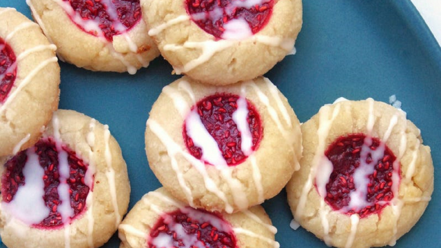 Raspberry Jam Thumbprint Cookies Driscoll's