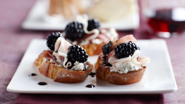 Blackberry Prosciutto Appetizer