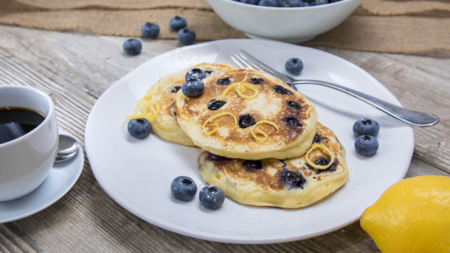 Blueberry pancake recipe